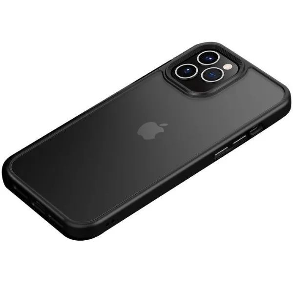 TPU+PC чехол Metal Buttons для Apple iPhone 11 Pro Max (6.5") — Черный