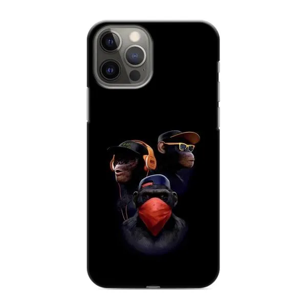 Чехол с принтом «Три обезьяны» для iPhone 11 Pro Max Чехол с принтом «Три обезьяны» для iPhone 11 Pro Max