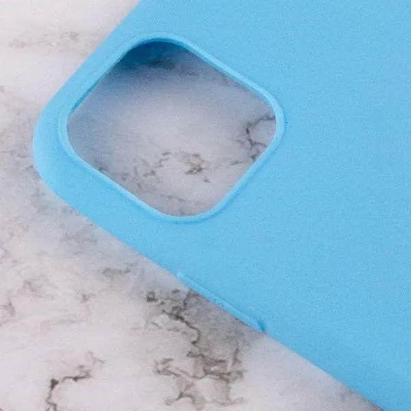 Силиконовый чехол Candy для Apple iPhone 11 Pro (5.8") — Голубой — фото 3