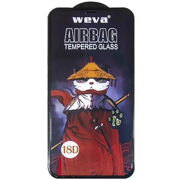 Защитное 2.5D стекло Weva AirBag (тех.пак) для Apple iPhone 11 Pro / X / XS (5.8") — Черный — фото 1 Защитное 2.5D стекло Weva AirBag (тех.пак) для Apple iPhone 11 Pro / X / XS (5.8") — Черный — фото 1