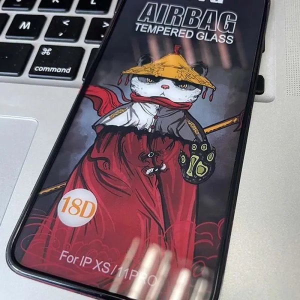 Защитное 2.5D стекло Weva AirBag (тех.пак) для Apple iPhone 11 Pro / X / XS (5.8") — Черный — фото 3 Защитное 2.5D стекло Weva AirBag (тех.пак) для Apple iPhone 11 Pro / X / XS (5.8") — Черный — фото 3