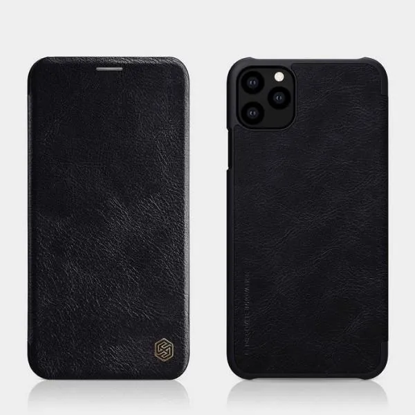 Чехол-книжка Nillkin QIN для iPhone 11 Pro — Черный — фото 2