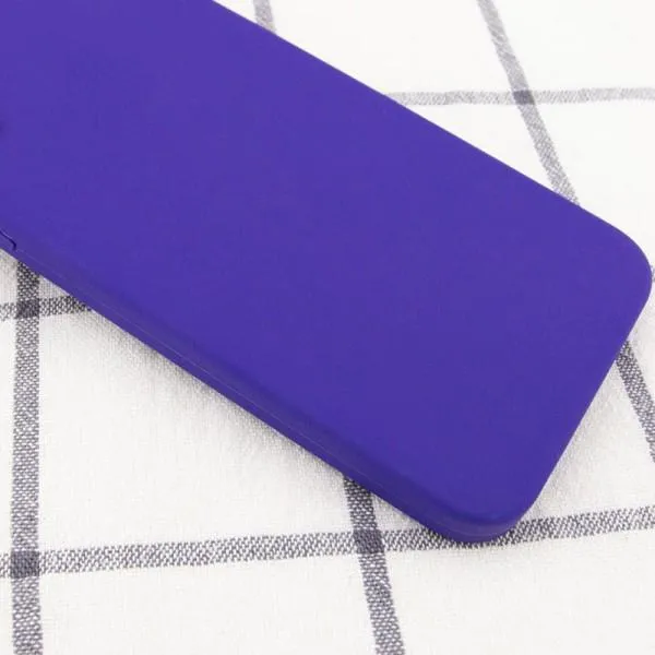 Silicone Case Square Full Camera Protective (AA) NOLOGO для Apple iPhone 11 Pro (5.8") — Фиолетовый — фото 4
