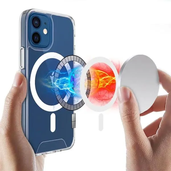 Чехол TPU Space Case with Magnetic Fit для Apple iPhone 11 (6.1") — Прозрачный — фото 4