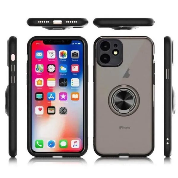 TPU-PC чехол Deen Shadow Ring series для Apple iPhone 11 (6.1") — Красный — фото 1 TPU-PC чехол Deen Shadow Ring series для Apple iPhone 11 (6.1") — Красный — фото 1