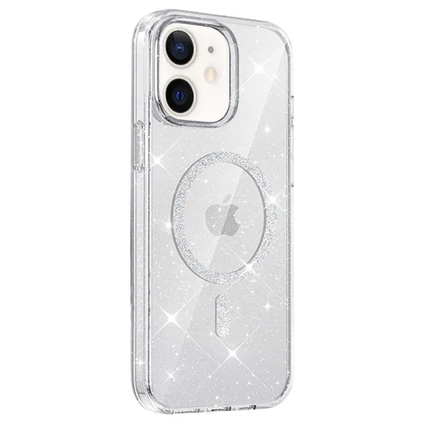 Чехол TPU Eclipse Sparkle Magnetic Fit для Apple iPhone 11 (6.1") — Прозрачный — фото 2 Чехол TPU Eclipse Sparkle Magnetic Fit для Apple iPhone 11 (6.1") — Прозрачный — фото 2