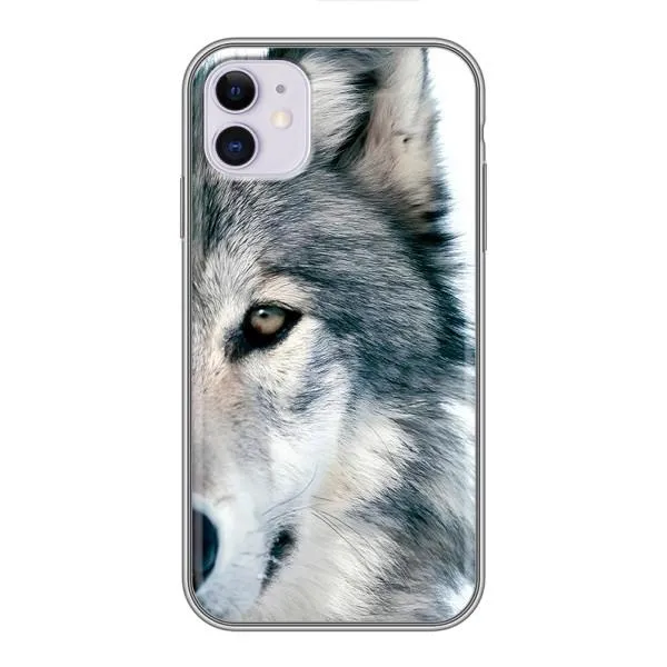 Чехол с принтом «Волк» для iPhone 11