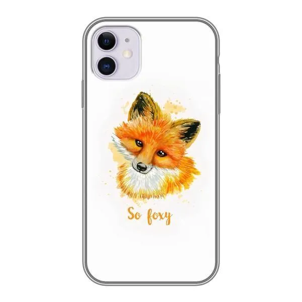 Чехол с принтом «Девочка Лиса» для iPhone 11
