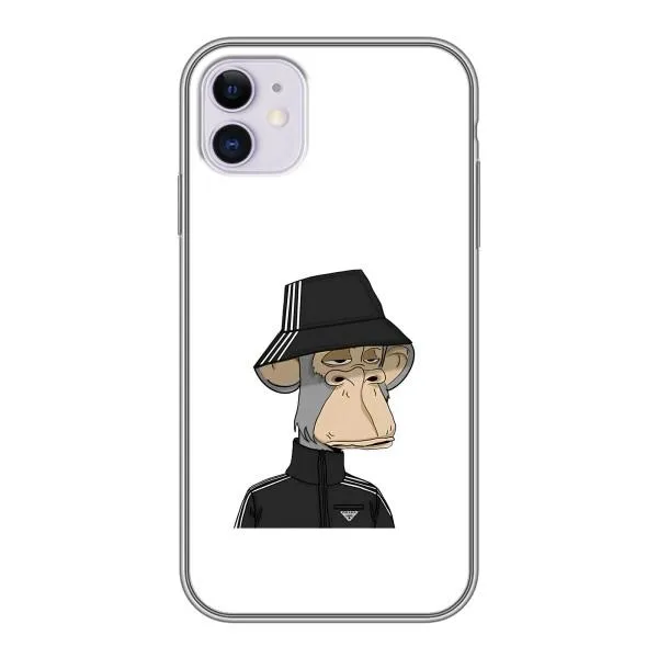 Чехол с принтом «обезьяна NFT Adidas» для iPhone 11