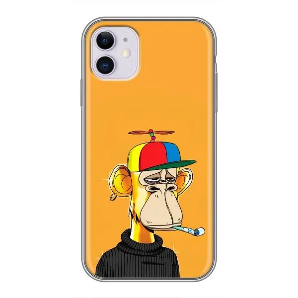 Чехол с принтом «Скучающая Обезьяна NFT» для iPhone 11