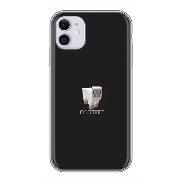 Чехол с принтом «Овечка Майнкрафт» для iPhone 11