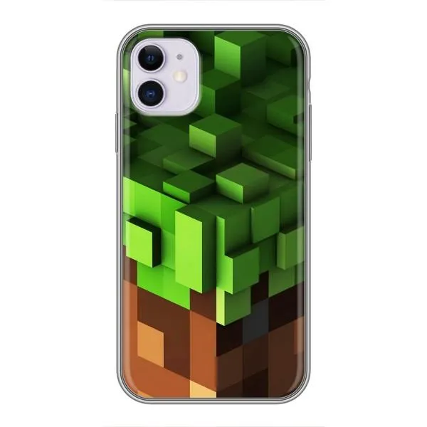 Чехол с принтом «текстура Майнкрафт» для iPhone 11