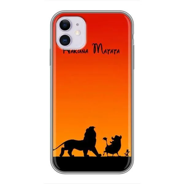 Чехол с принтом «Акуна Матата закат» для iPhone 11