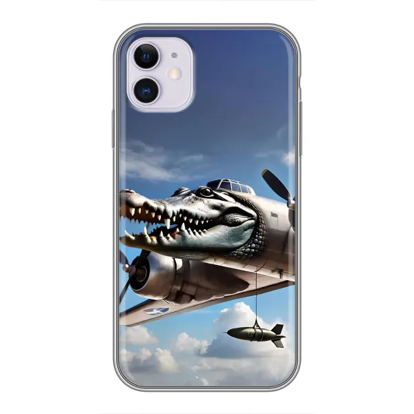 Чехол с принтом «Бомбардиро крокодило» для iPhone 11 Чехол с принтом «Бомбардиро крокодило» для iPhone 11