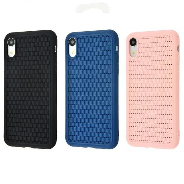 Чехол-бампер Baseus Weaving Case для iPhone XR — Розовый — фото 2 Чехол-бампер Baseus Weaving Case для iPhone XR — Розовый — фото 2