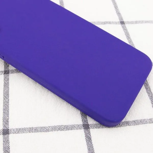 Silicone Case Square Full Camera Protective (AA) NOLOGO для Apple iPhone XR (6.1") — Фиолетовый — фото 1