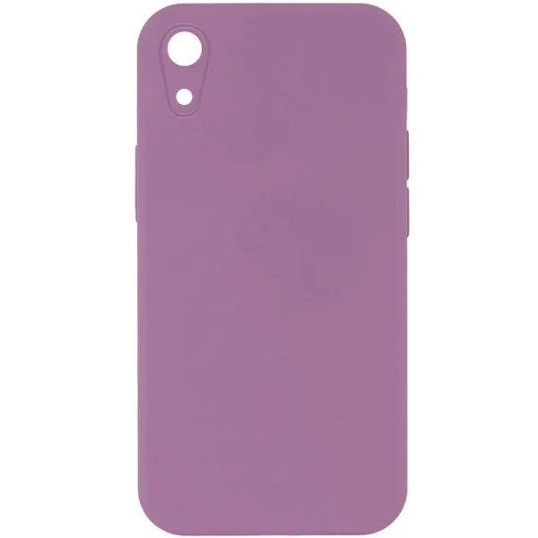 Чехол Silk Square Full Camera Protective (AA) NO LOGO для Apple iPhone XR (6.1") — Лиловый