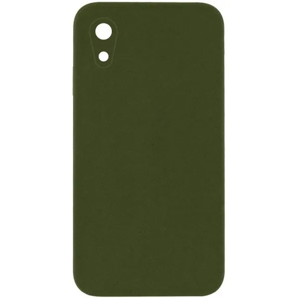 Чехол Silk Square Full Camera Protective (AA) NO LOGO для Apple iPhone XR (6.1") — Зеленый — фото 2