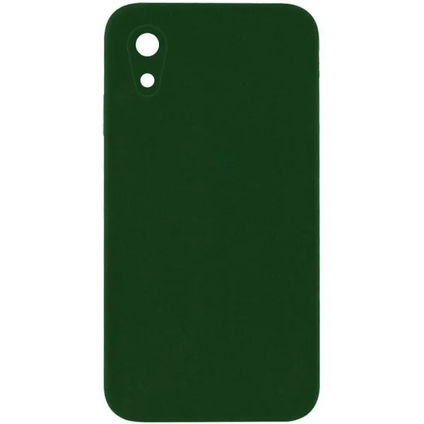 Чехол Silk Square Full Camera Protective (AA) NO LOGO для Apple iPhone XR (6.1") — Зеленый — фото 1