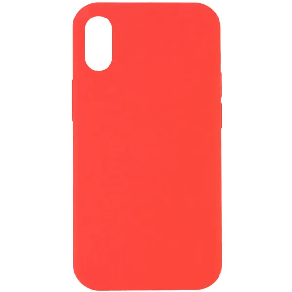 Чехол Silk Full Protective (AA) NO LOGO для Apple iPhone XR (6.1") — Арбузный — фото 1 Чехол Silk Full Protective (AA) NO LOGO для Apple iPhone XR (6.1") — Арбузный — фото 1