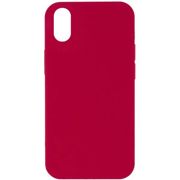 Чехол Silk Full Protective (AA) NO LOGO для Apple iPhone XR (6.1") — Красный — фото 4