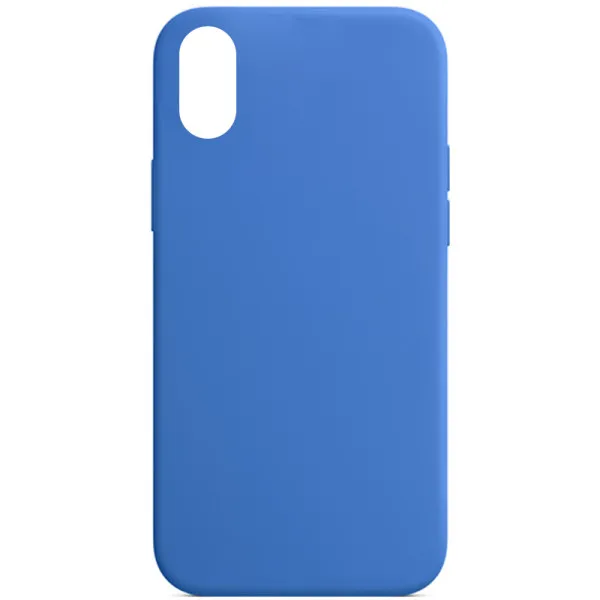 Чехол Silk Full Protective (AA) NO LOGO для Apple iPhone XR (6.1") — Синий — фото 2