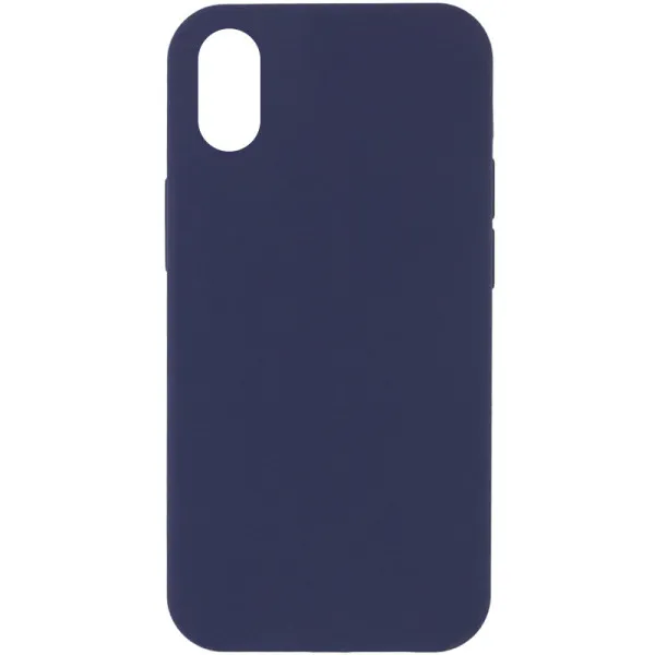 Чехол Silk Full Protective (AA) NO LOGO для Apple iPhone XR (6.1") — Темно-синий — фото 1 Чехол Silk Full Protective (AA) NO LOGO для Apple iPhone XR (6.1") — Темно-синий — фото 1