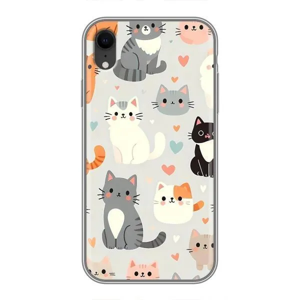 Чехол с принтом «Коллаж котов» для iPhone Xr Чехол с принтом «Коллаж котов» для iPhone Xr