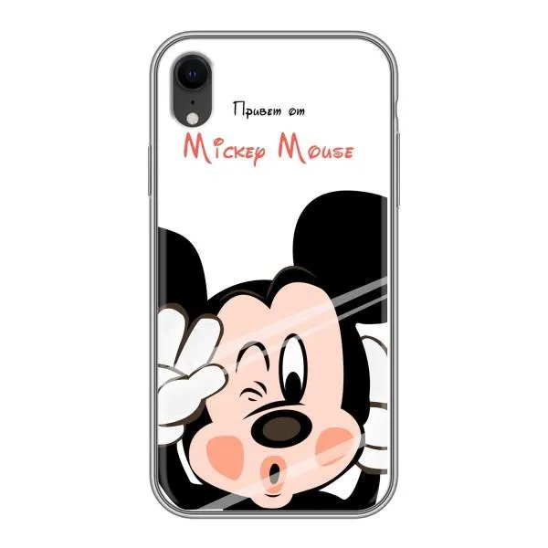 Чехол с принтом «Маус Микки» для iPhone Xr