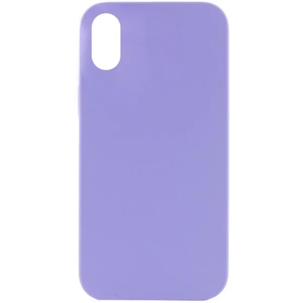 Чехол Silk Full Protective (AA) NO LOGO для Apple iPhone XS Max (6.5") — Сиреневый — фото 2 Чехол Silk Full Protective (AA) NO LOGO для Apple iPhone XS Max (6.5") — Сиреневый — фото 2