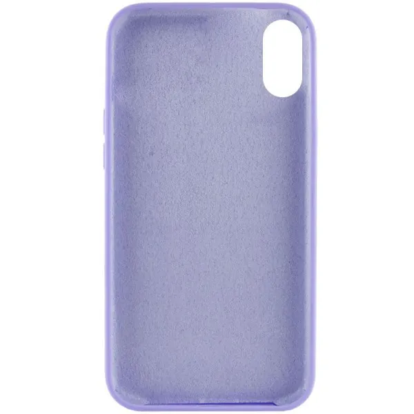 Чехол Silk Full Protective (AA) NO LOGO для Apple iPhone XS Max (6.5") — Сиреневый — фото 3 Чехол Silk Full Protective (AA) NO LOGO для Apple iPhone XS Max (6.5") — Сиреневый — фото 3
