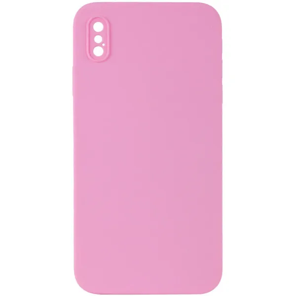 Чехол Silk Square Full Camera Protective (AA) NO LOGO для Apple iPhone XS Max (6.5") — Розовый — фото 1
