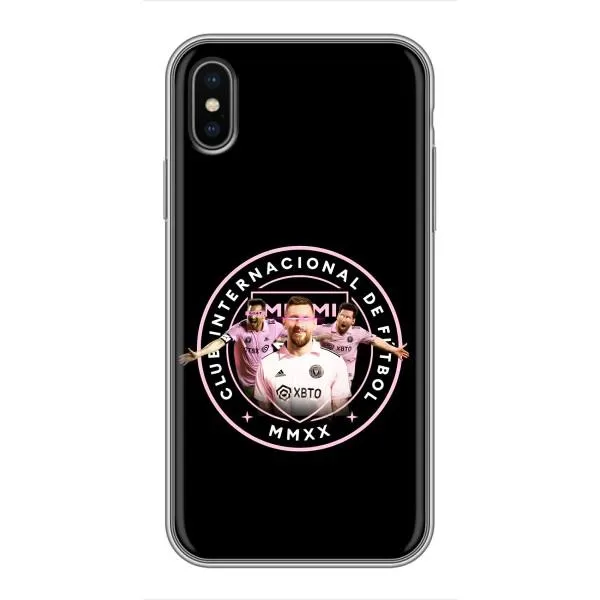 Чехол с принтом «Месси в лого» для iPhone Xs Max Чехол с принтом «Месси в лого» для iPhone Xs Max