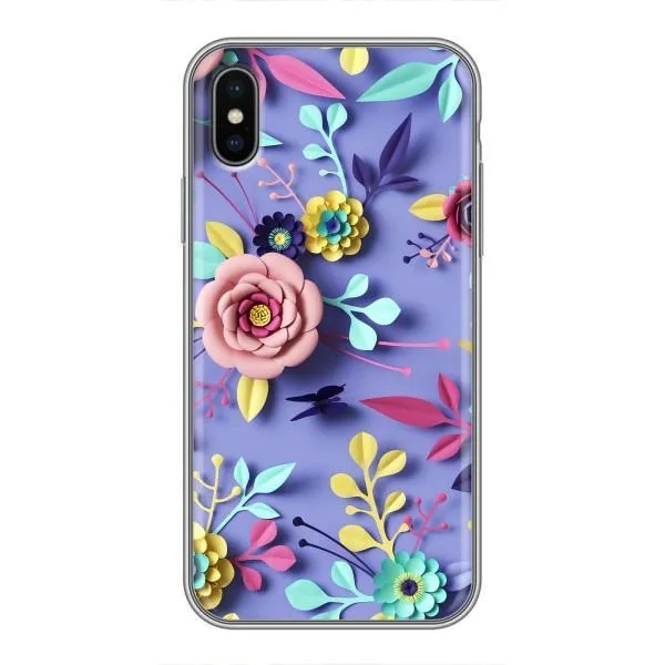 Чехол с принтом «Цветочный дизайн» для iPhone Xs Max