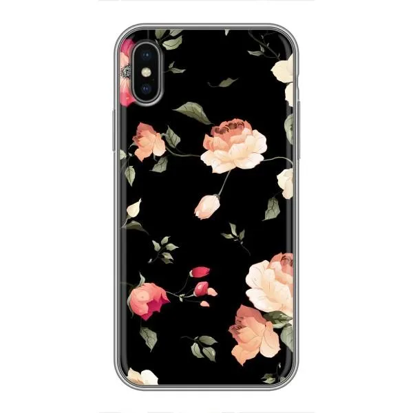 Чехол с принтом «Розочки» для iPhone Xs Max