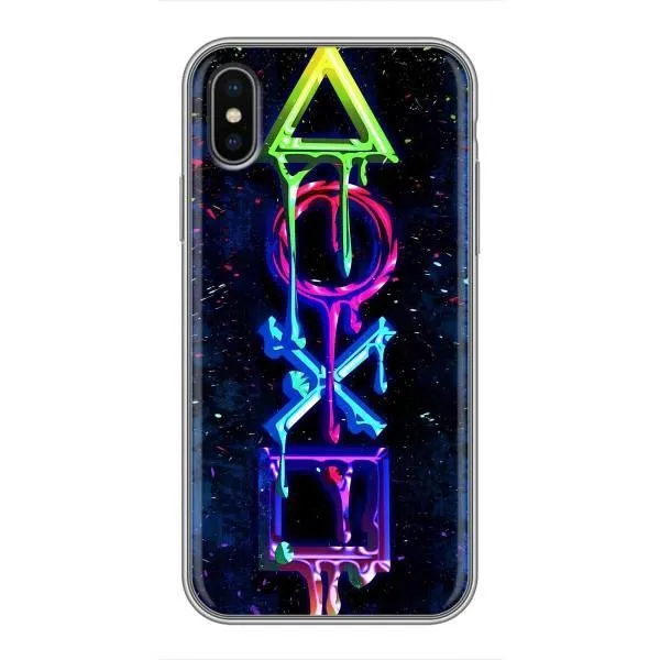 Чехол с принтом «Pleystation лого» для iPhone Xs Max