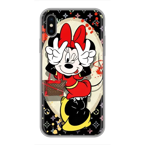 Чехол с принтом «Минни peace» для iPhone Xs Max