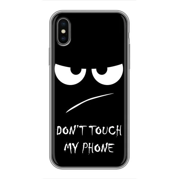 Чехол с принтом «Dont Touch» для iPhone Xs Max Чехол с принтом «Dont Touch» для iPhone Xs Max