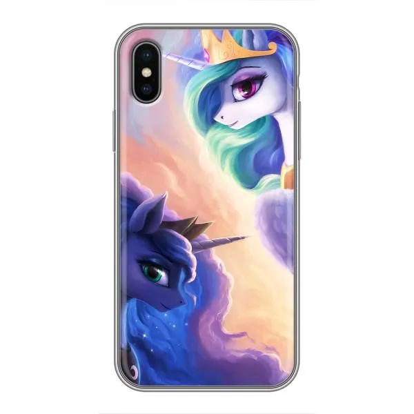 Чехол с принтом «Единорожки» для iPhone Xs Max