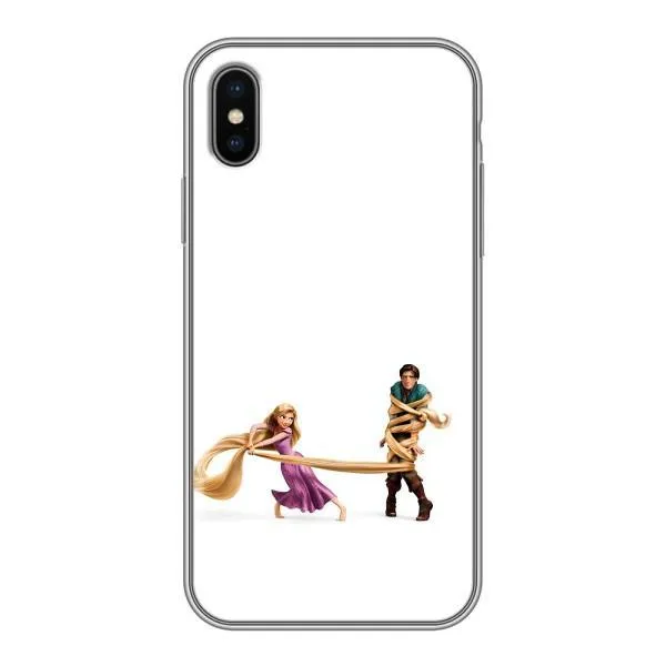 Чехол с принтом «Рапунцель и Флин» для iPhone Xs Max