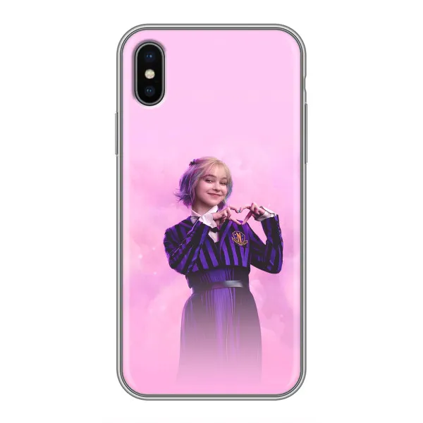 Чехол с принтом «Яркая Энид Уэнздей» для iPhone Xs Max Чехол с принтом «Яркая Энид Уэнздей» для iPhone Xs Max