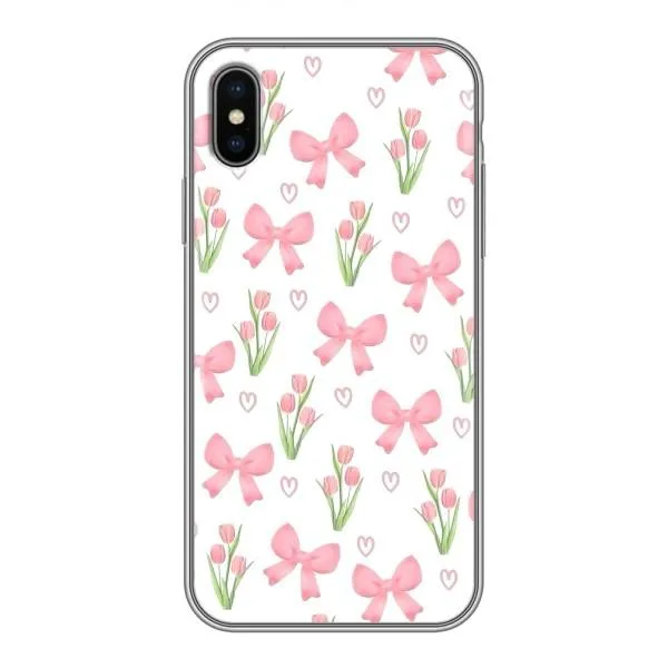 Чехол с принтом «Банты и цветы» для iPhone Xs Max
