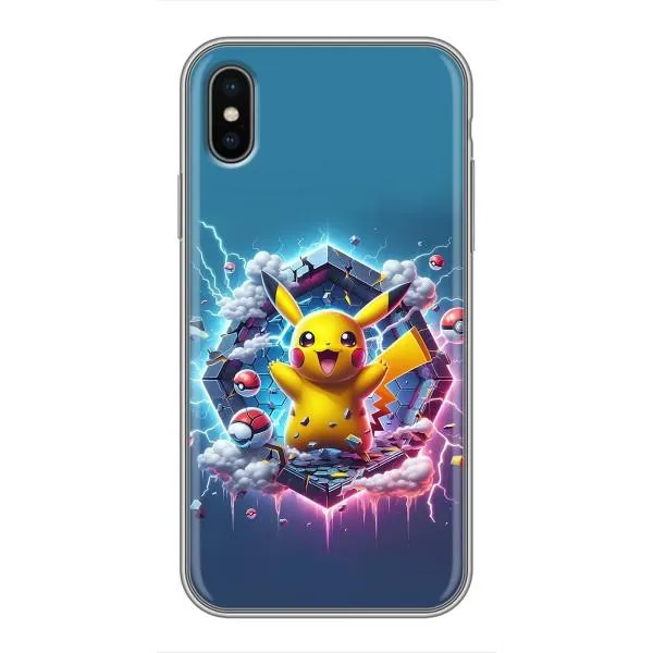 Чехол с принтом «Лого Пикачу» для iPhone Xs Max