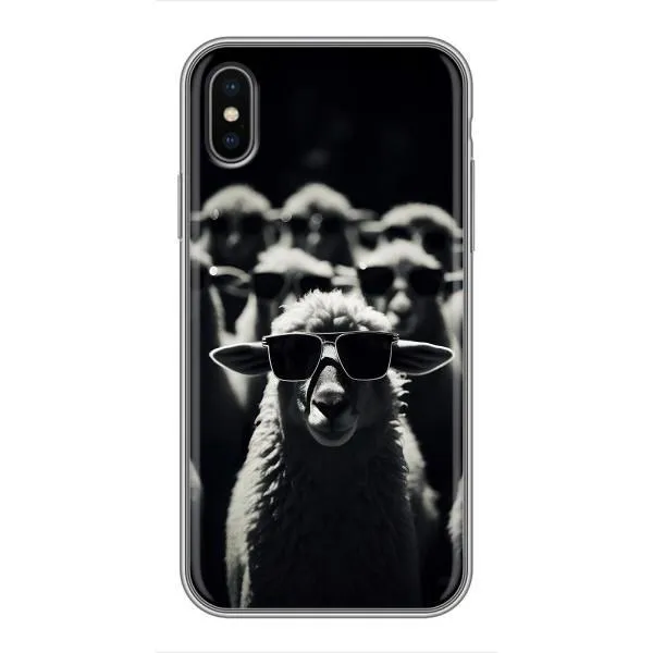 Чехол с принтом «Овечка в очках» для iPhone Xs Max