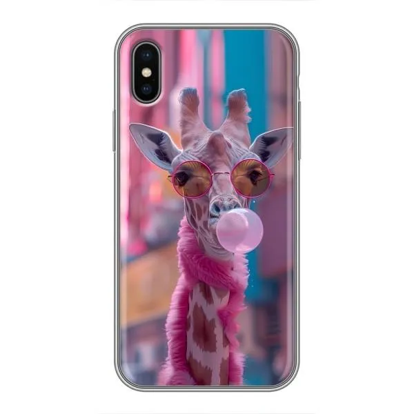 Чехол с принтом «Стильный жирав» для iPhone Xs Max
