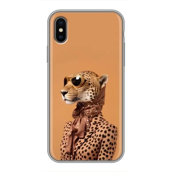 Чехол с принтом «Стильный леопард» для iPhone Xs Max