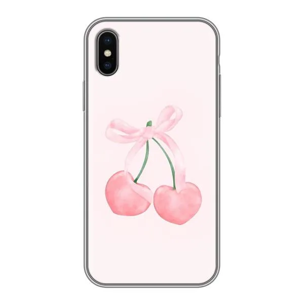 Чехол с принтом «Розовые вишни» для iPhone Xs Max