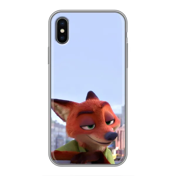 Чехол с принтом «Лис Ник» для iPhone Xs Max