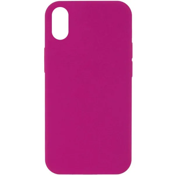 Чехол Silk Full Protective (AA) NO LOGO для Apple iPhone X / XS (5.8") — Малиновый — фото 1