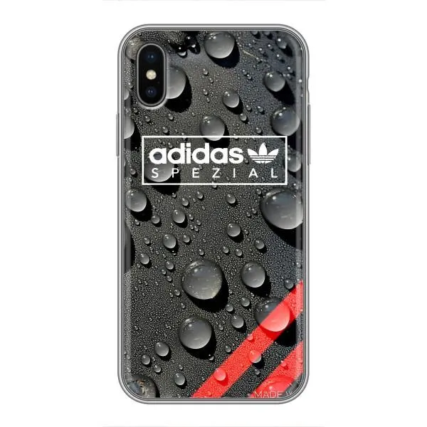 Чехол с принтом «Адидас принт» для iPhone Xs